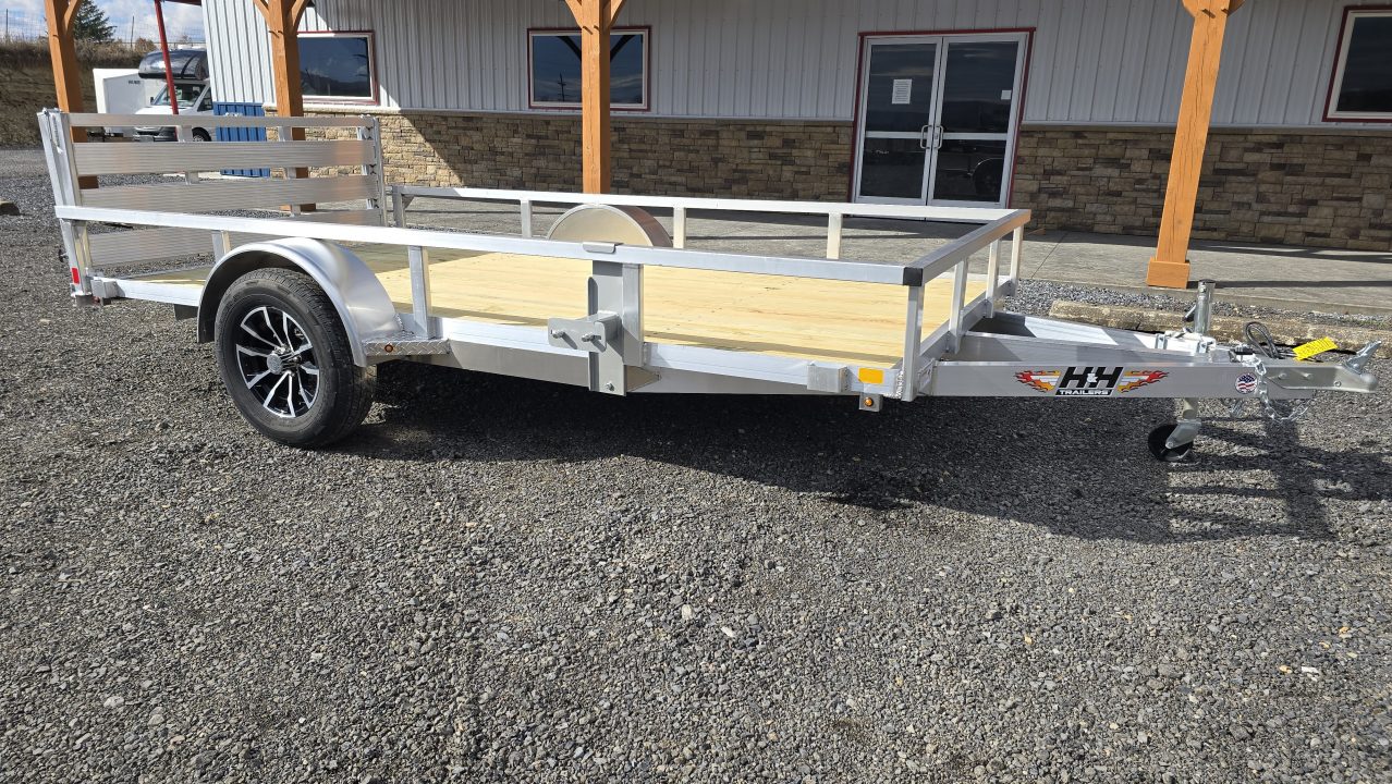 New 2026 H&H Trailers Aluminum Utility Trailer / 2990 GVWR / 76"x12'