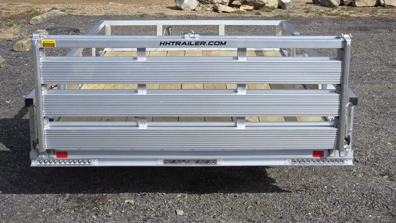 New 2026 H&H Trailers Aluminum Utility Trailer / 2990 GVWR / 76"x12'