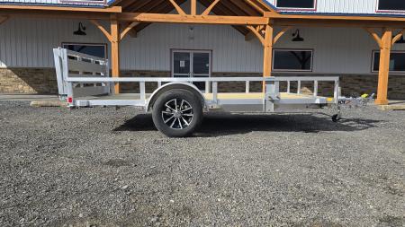 New 2026 H&H Trailers Aluminum Utility Trailer / 2990 GVWR / 76"x12'