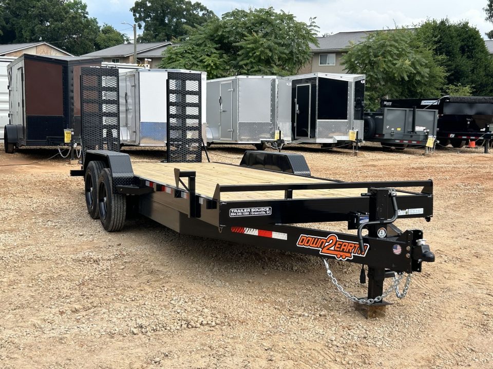 New 2026 Down 2 Earth Trailers 7x20 TA 17.5K Equipment Trailer
