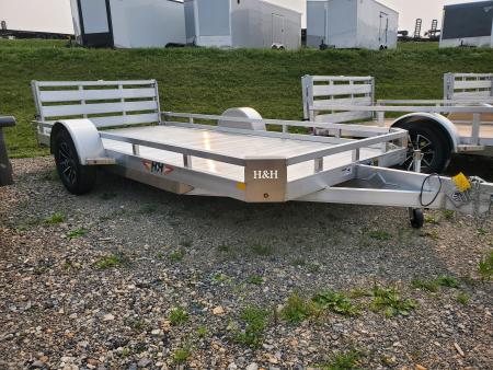 New 2026 H&H Trailers Low Side Utility Trailer / 2990 GVWR / 78"x14'