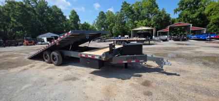 New 2026 Behnke GDF 20K 8X24 DECK OVER TILT Equipment Trailer