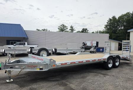 New 102 X 20+4 GALVANIZED DRIVE OVER EQUIPMENT TRAILER 8 K AXLES 2026 TRIUMPH