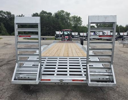 New 102 X 20+4 GALVANIZED DRIVE OVER EQUIPMENT TRAILER 8 K AXLES 2026 TRIUMPH