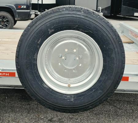 New 102 X 20+4 GALVANIZED DRIVE OVER EQUIPMENT TRAILER 8 K AXLES 2026 TRIUMPH