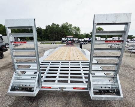 New 102 X 20+4 GALVANIZED DRIVE OVER EQUIPMENT TRAILER 8 K AXLES 2026 TRIUMPH