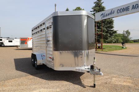 New 2026 Featherlite Trailers 8107 16' Stock / Stock Combo Trailer