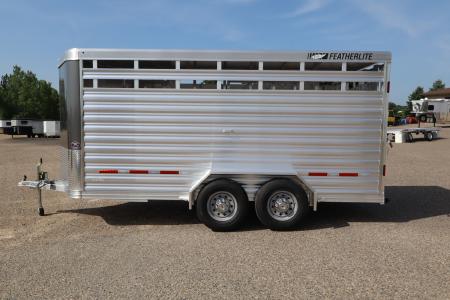 New 2026 Featherlite Trailers 8107 16' Stock / Stock Combo Trailer