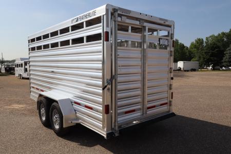New 2026 Featherlite Trailers 8107 16' Stock / Stock Combo Trailer