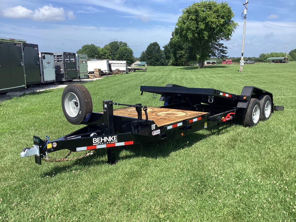 New 2027 Behnke HD Commercial 16+6 Gravity Tilt Equipment Trailer, 16K