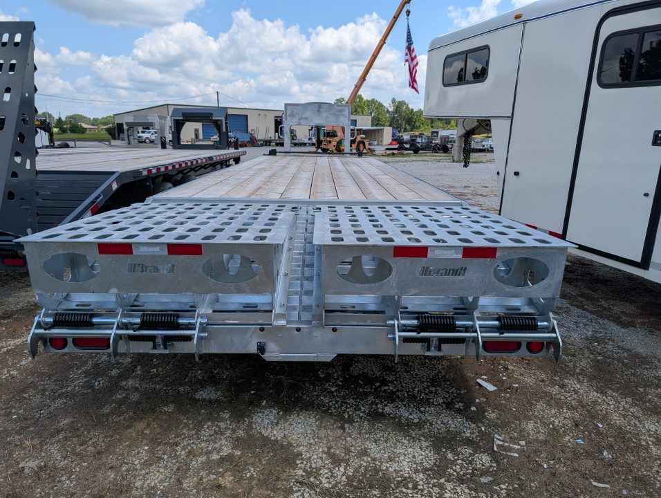 New 2026 Brandt UGR1124 Galvanized Gooseneck Deckover Trailer