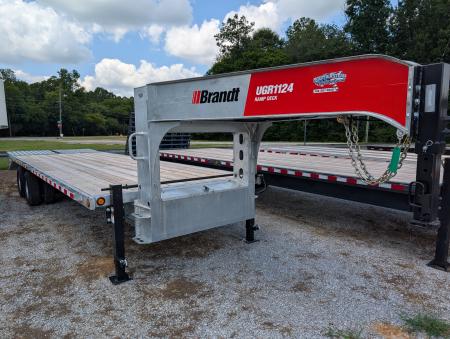 New 2026 Brandt UGR1124 Galvanized Gooseneck Deckover Trailer