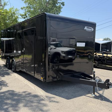 New 2026 8.5 x 24 Formula Conquest Enclosed Trailer 10k GVW 7ft interior - LOADED BLACK OUT !!!!!