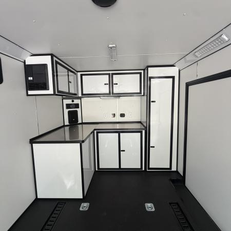 New 2026 8.5 x 24 Formula Conquest Enclosed Trailer 10k GVW 7ft interior - LOADED BLACK OUT !!!!!