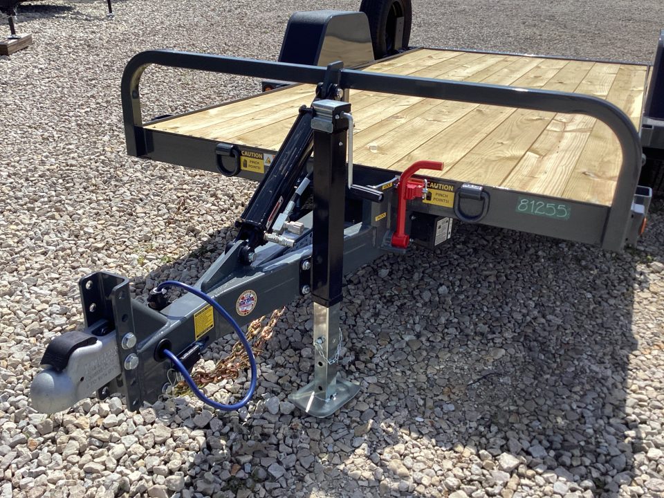New 2027 Behnke HD Commercial 6x14 Single Axle Gravity Tilt Equipment Trailer, 7K