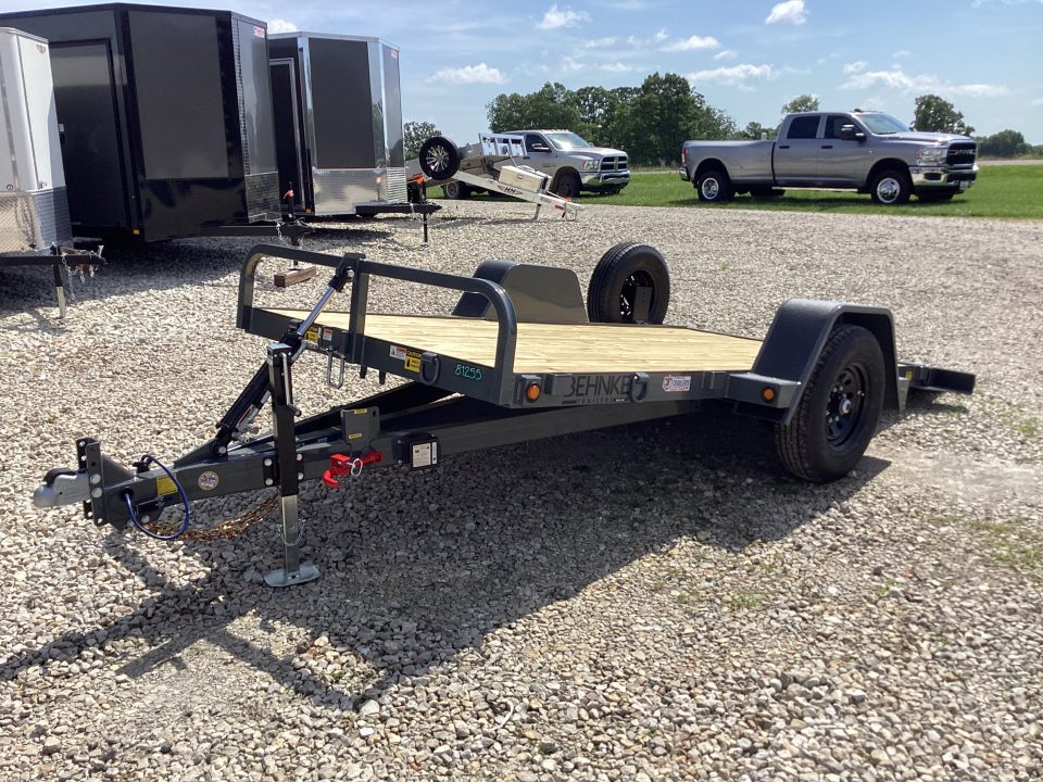 New 2027 Behnke HD Commercial 6x14 Single Axle Gravity Tilt Equipment Trailer, 7K