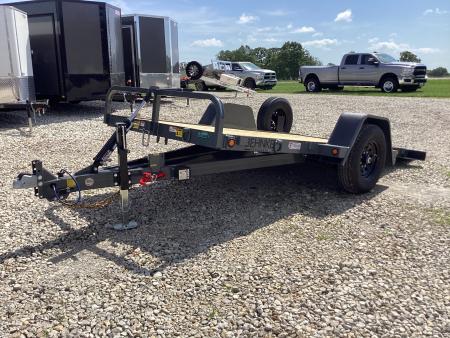 New 2027 Behnke HD Commercial 6x14 Single Axle Gravity Tilt Equipment Trailer, 7K