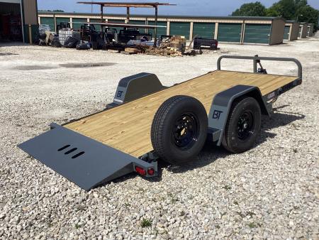 New 2027 Behnke HD Commercial 6x14 Single Axle Gravity Tilt Equipment Trailer, 7K