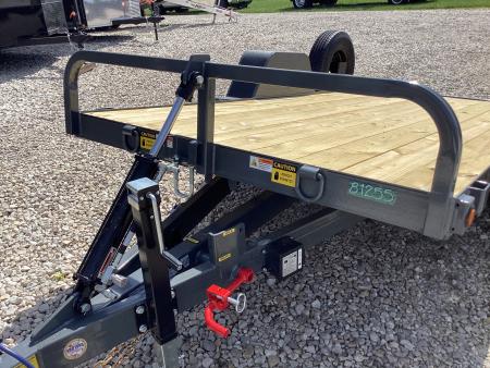 New 2027 Behnke HD Commercial 6x14 Single Axle Gravity Tilt Equipment Trailer, 7K