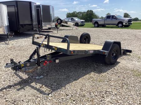 New 2027 Behnke HD Commercial 6x14 Single Axle Gravity Tilt Equipment Trailer, 7K