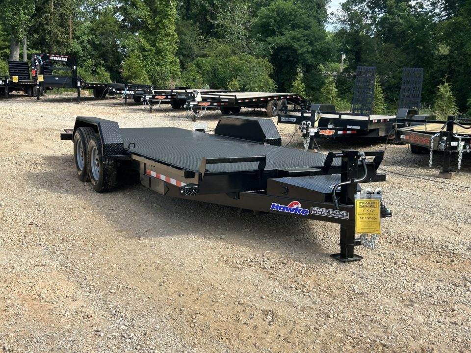 New 2026 Hawke Trailers 7x20 TA 15K Power Tilt Equipment Trailer