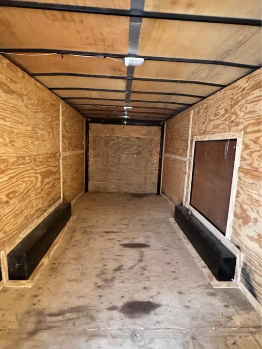 Used USED 2025 8.5X28 ENCLOSED CAR HAULER WITH ESCAPE DOOR Cargo / Enclosed Trailer