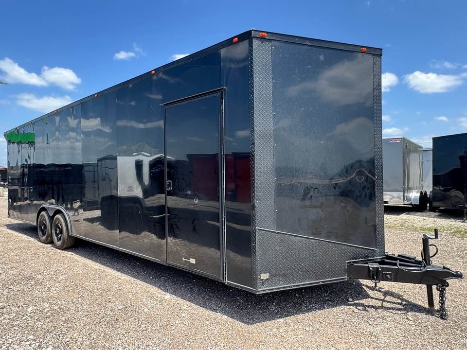 Used USED 2025 8.5X28 ENCLOSED CAR HAULER WITH ESCAPE DOOR Cargo / Enclosed Trailer