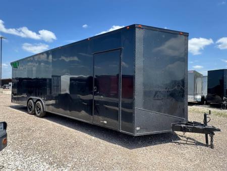 Used USED 2025 8.5X28 ENCLOSED CAR HAULER WITH ESCAPE DOOR Cargo / Enclosed Trailer