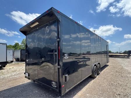 Used USED 2025 8.5X28 ENCLOSED CAR HAULER WITH ESCAPE DOOR Cargo / Enclosed Trailer