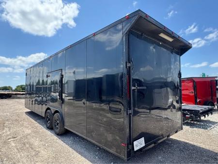 Used USED 2025 8.5X28 ENCLOSED CAR HAULER WITH ESCAPE DOOR Cargo / Enclosed Trailer