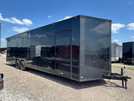 Used USED 2025 8.5X28 ENCLOSED CAR HAULER WITH ESCAPE DOOR Cargo / Enclosed Trailer