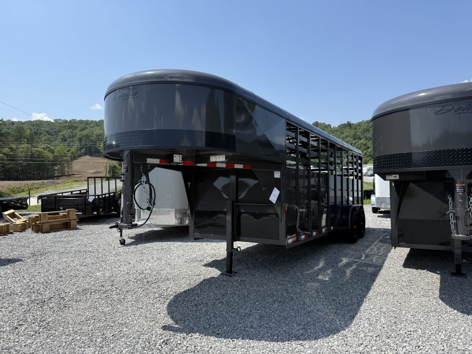 New 2026 Delta Trailers 20' GN STOCK 7' TALL Stock / Stock Combo Trailer