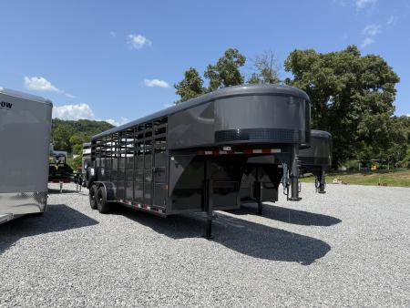 New 2026 Delta Trailers 20' GN STOCK 7' TALL Stock / Stock Combo Trailer