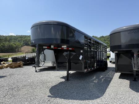New 2026 Delta Trailers 20' GN STOCK 7' TALL Stock / Stock Combo Trailer