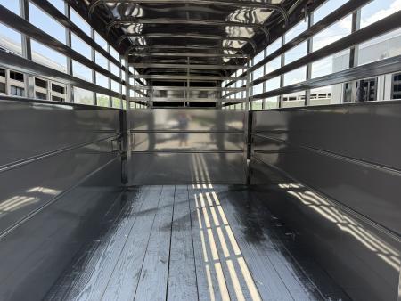 New 2026 Delta Trailers 20' GN STOCK 7' TALL Stock / Stock Combo Trailer