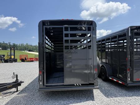 New 2026 Delta Trailers 16' GN STOCK 7' TALL Stock / Stock Combo Trailer