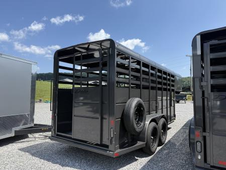 New 2026 Delta Trailers 16' GN STOCK 7' TALL Stock / Stock Combo Trailer