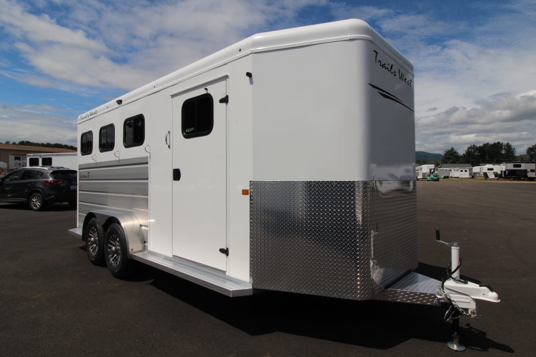 New 2027 Trails West Sierra II w/ Mangers - Extra Tall - Escape Door - 1ft added to tack room