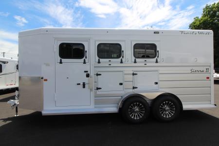 New 2027 Trails West Sierra II w/ Mangers - Extra Tall - Escape Door - 1ft added to tack room