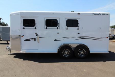 New 2027 Trails West Classic II Warmblood W/ Lined & Insulated Roof - 3 Horse Trailer
