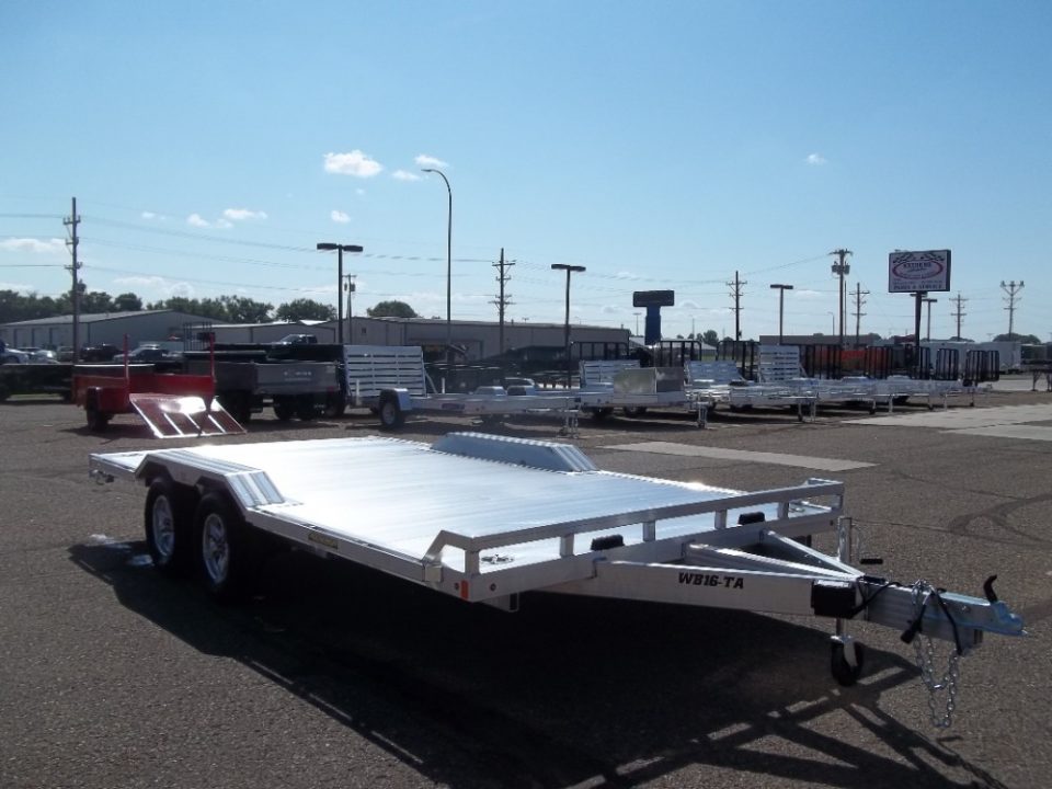 Used 2024 Aluma 8216WB R Utility Trailer