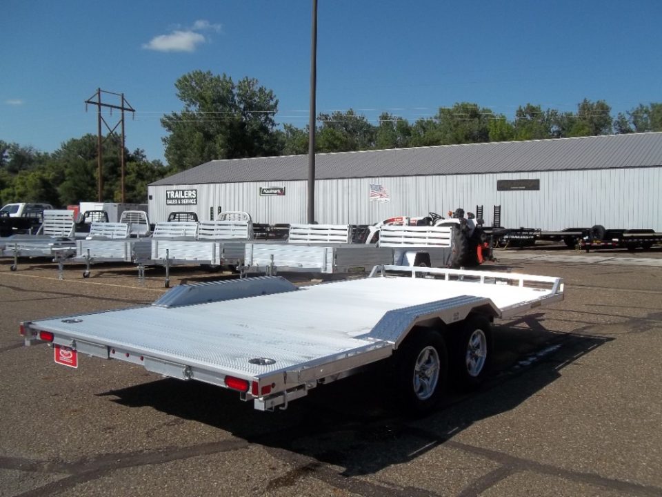 Used 2024 Aluma 8216WB R Utility Trailer