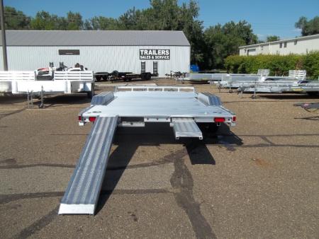 Used 2024 Aluma 8216WB R Utility Trailer