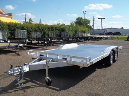 Used 2024 Aluma 8216WB R Utility Trailer