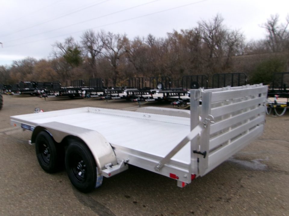New 2026 Aluma 7814ESA-TA-EL-BT Utility Trailer