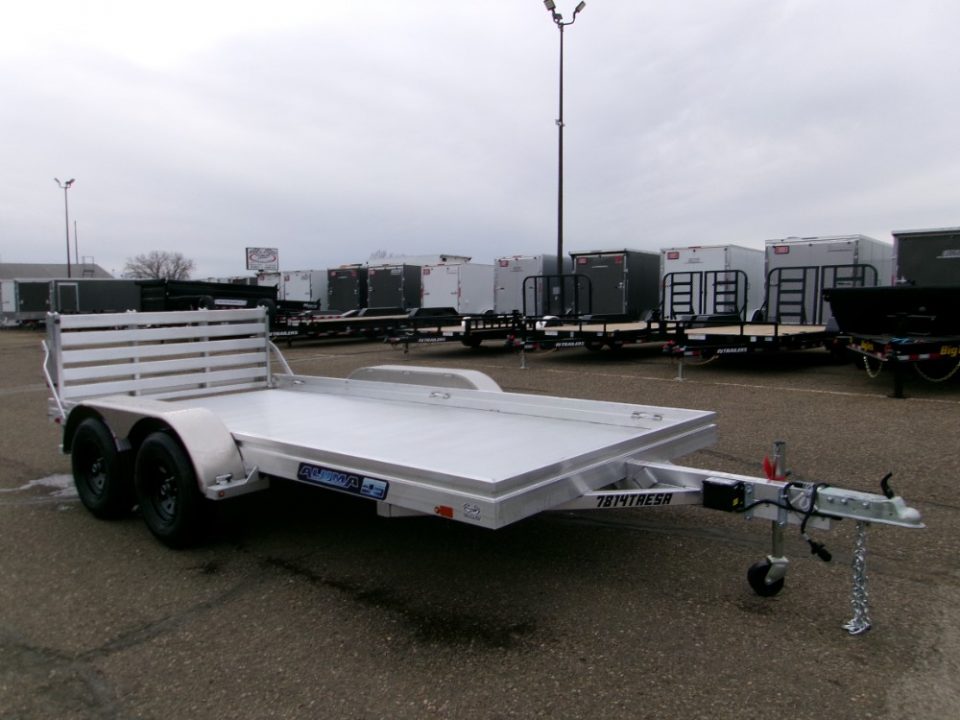 New 2026 Aluma 7814ESA-TA-EL-BT Utility Trailer