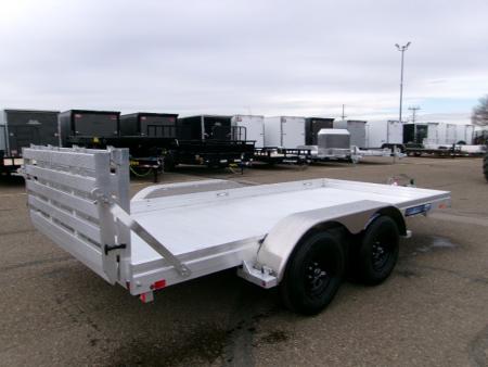 New 2026 Aluma 7814ESA-TA-EL-BT Utility Trailer