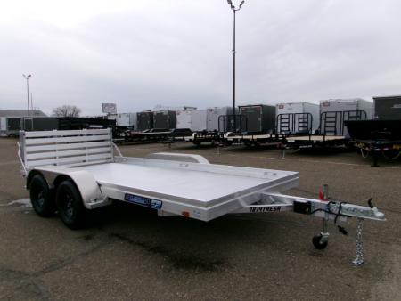 New 2026 Aluma 7814ESA-TA-EL-BT Utility Trailer