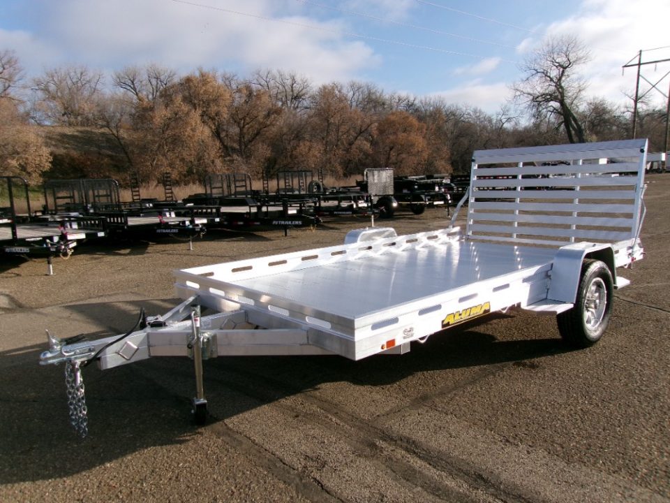 New 2026 Aluma 8012S-EL-TG Utility Trailer