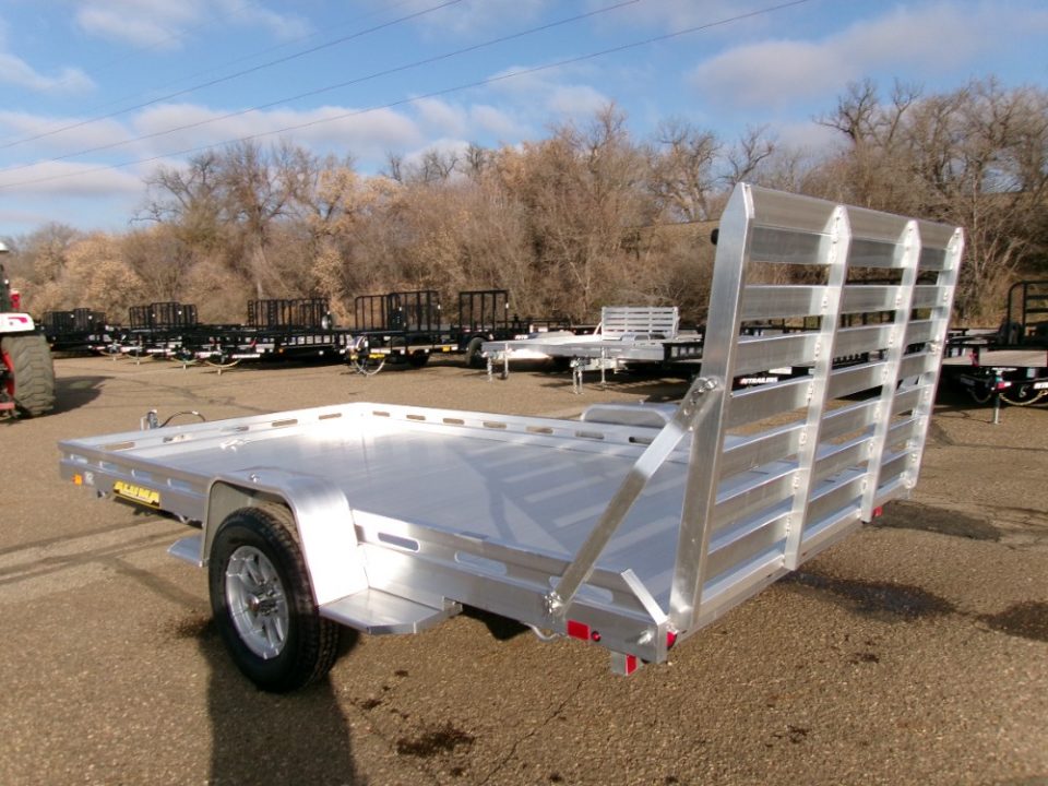 New 2026 Aluma 8012S-EL-TG Utility Trailer